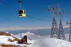 The Gandola Cable Car Lift.