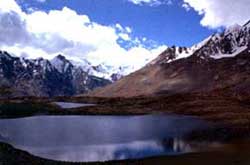 Alpine lake at Penzila 